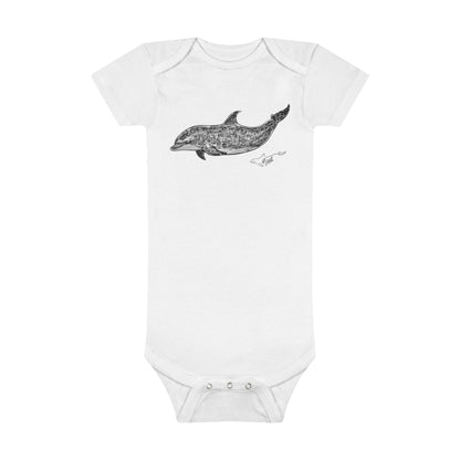 Dolphin Onesie® Organic Baby Bodysuit