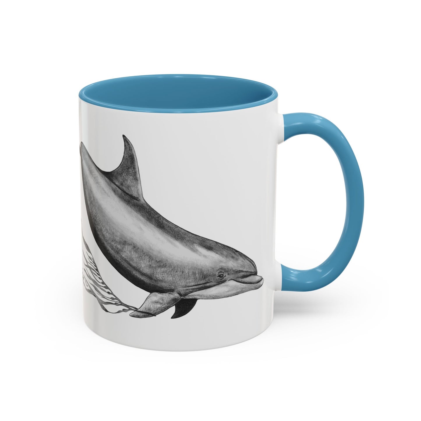 Dolphin Accent Coffee Mug, 11oz