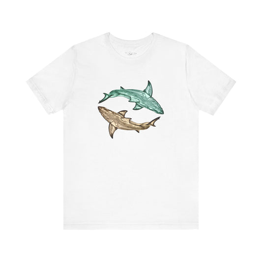 Great White Shark Unisex Jersey Short Sleeve Tee