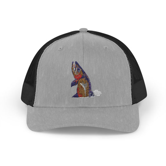 Cut Throat Trout Embroidered Snapback Trucker Cap