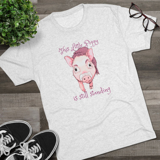 This Little Piggy Unisex Tri-Blend Crew Tee