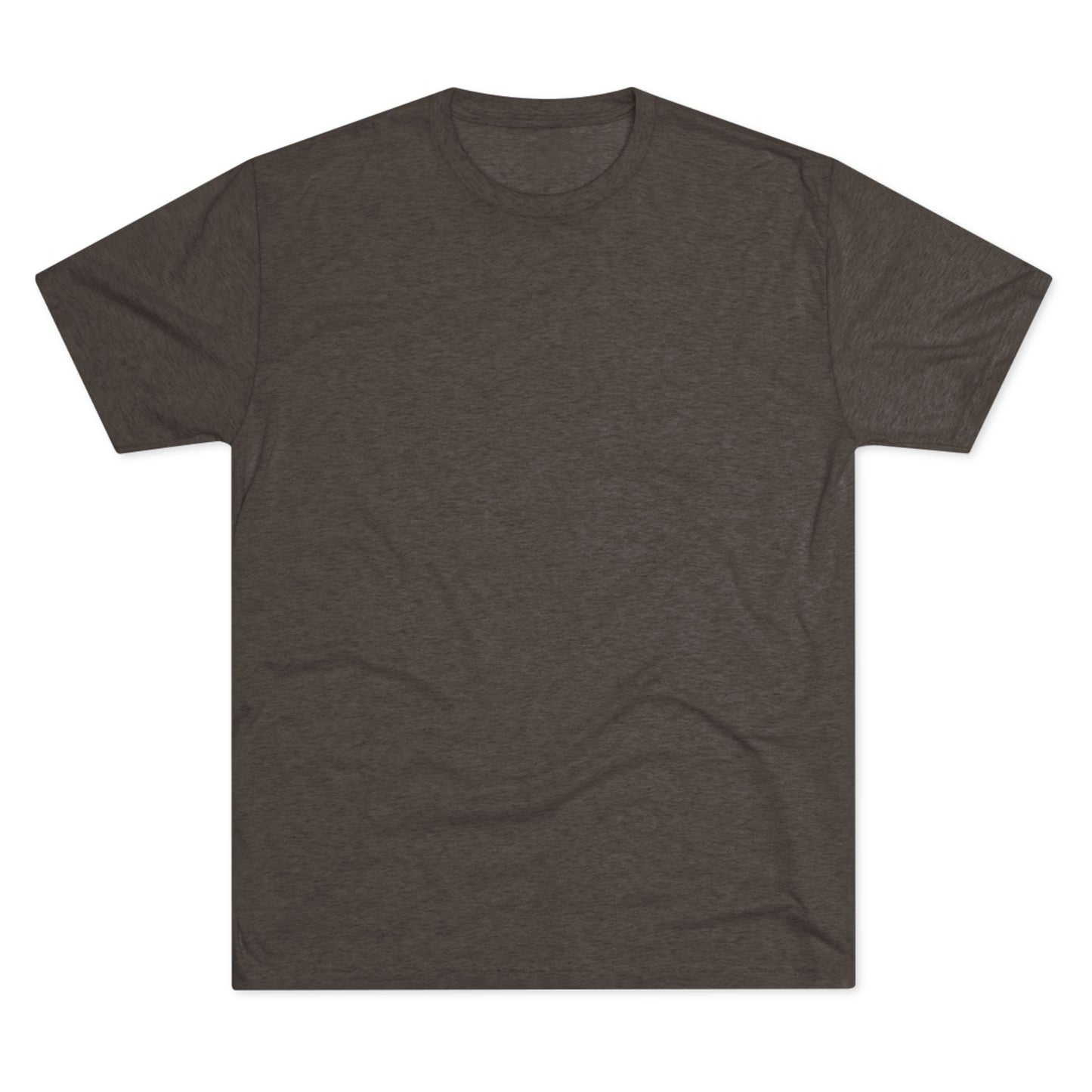 Deep Thinker Octopus Unisex Tri-Blend Back Print Crew Tee