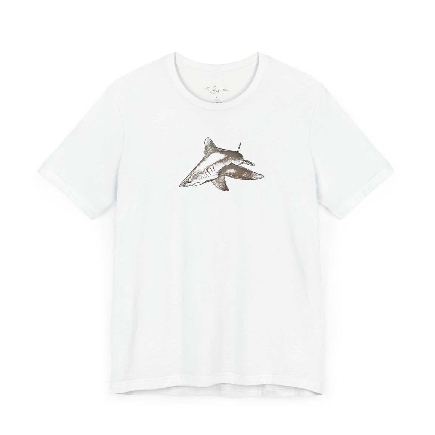 Oceanic Whitetip Shark  Unisex Jersey Short Sleeve Tee