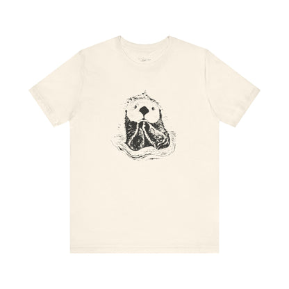 Praying Sea Otter Unisex Jersey Short Sleeve Tee