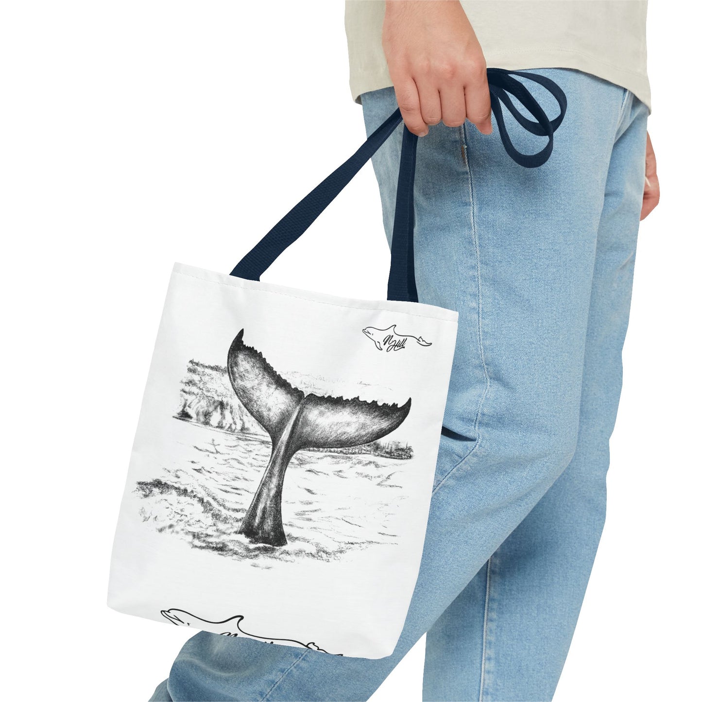 Humpback Whale Tail FlukesTote Bag (AOP)