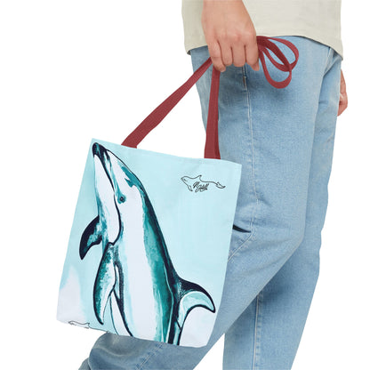 Pacific White Sided Dolphin Tote Bag (AOP)