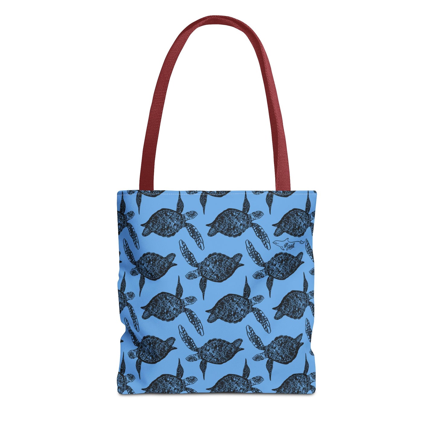 Sea Turtle Tote Bag Blue (AOP)