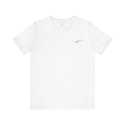 Humpback Whale/Scripture Unisex Jersey Short Sleeve Tee