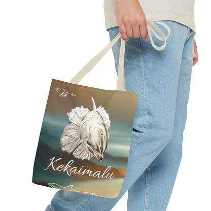 Kekaimalu Wholphin Tote Bag (AOP)