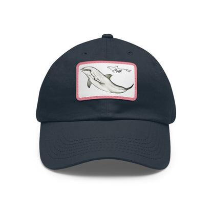 Dolphin Hat with Leather Patch (Rectangle)