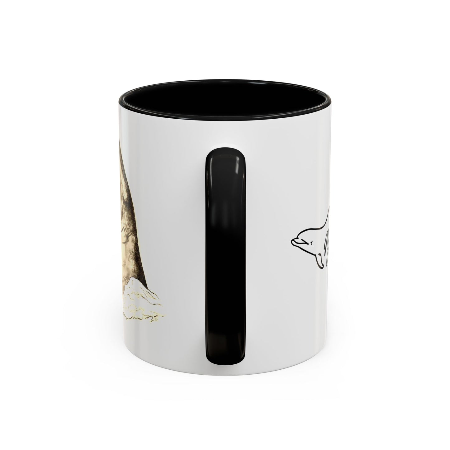 Kekaimalu Wholphin Accent Coffee Mug, 11oz