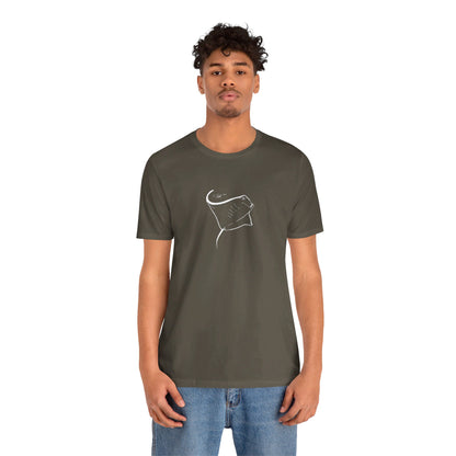 Manta Ray inverted Unisex Jersey Short Sleeve Tee