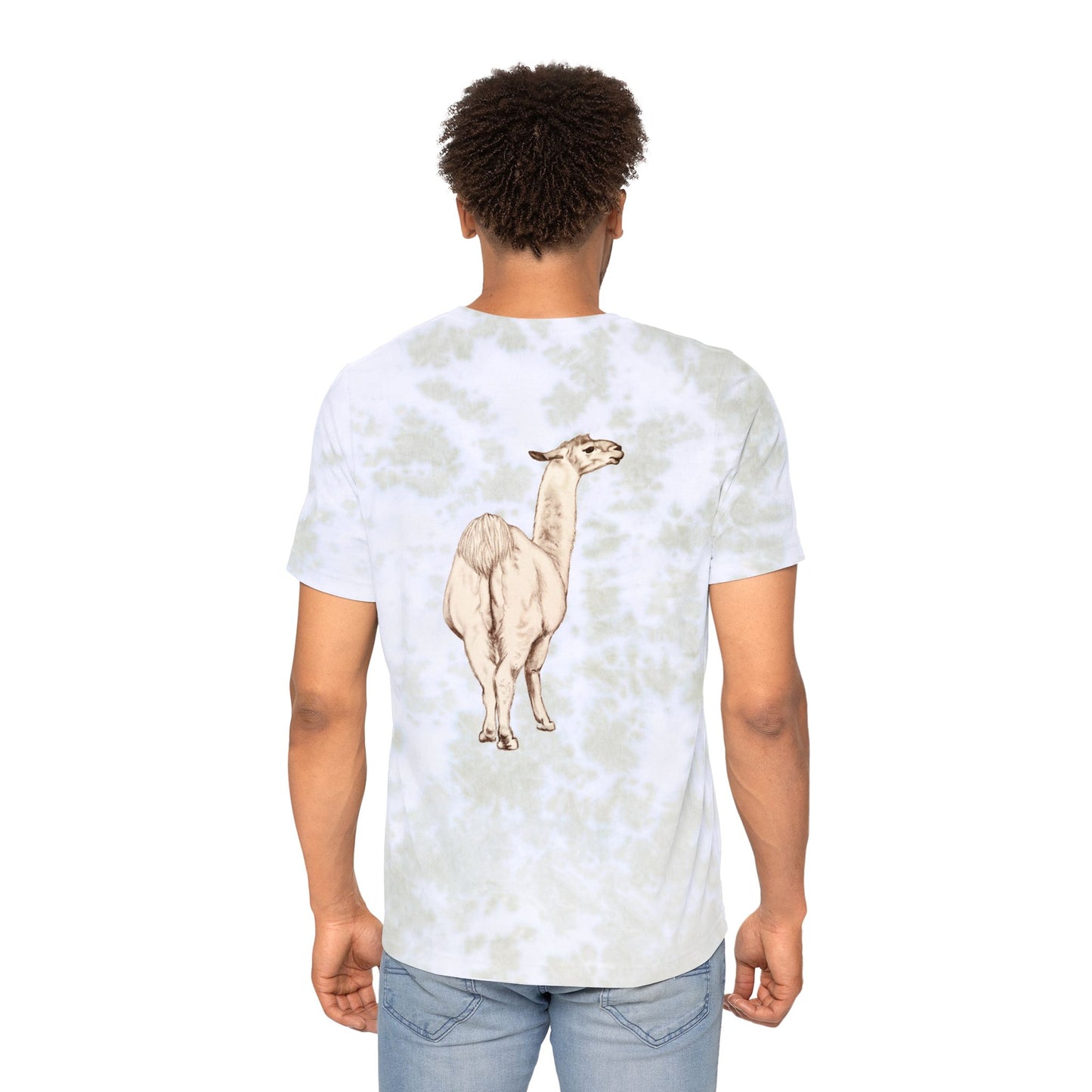 Llama Unisex FWD Fashion Tie-Dyed T-Shirt