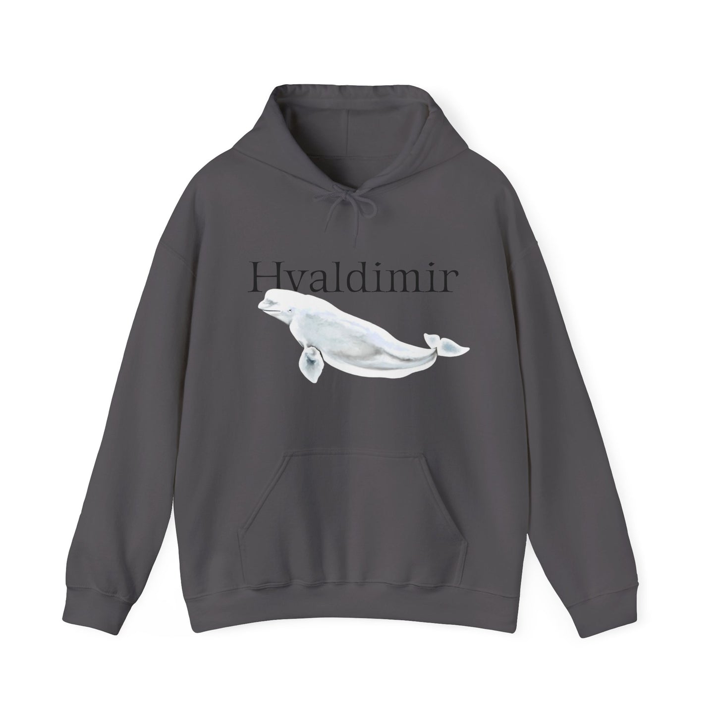 Hvaldimir Beluga Whale Unisex Heavy Blend™ Hooded Sweatshirt
