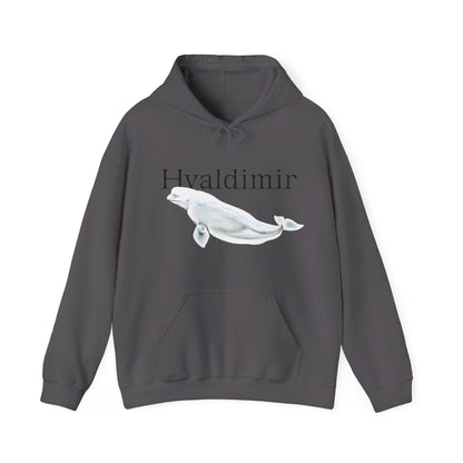 Hvaldimir Beluga Whale Unisex Heavy Blend™ Hooded Sweatshirt