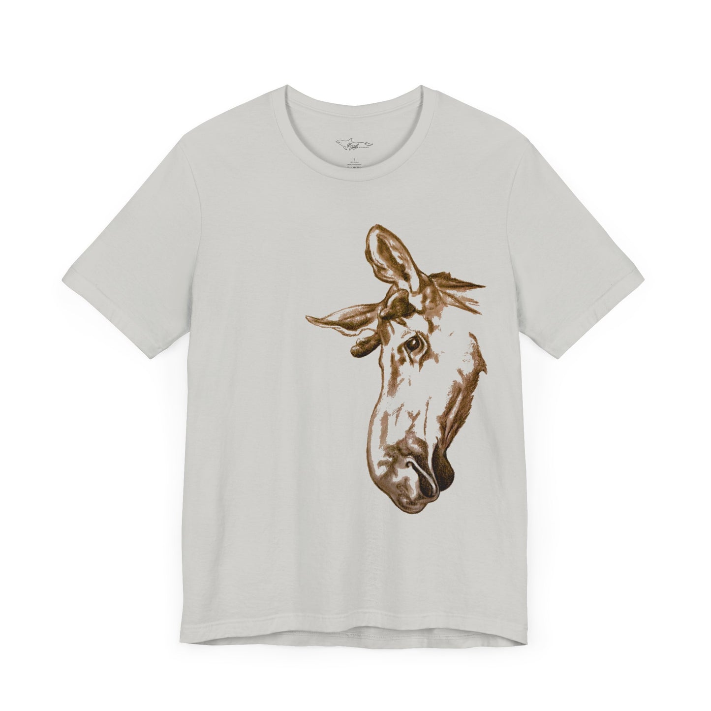 Curious Moose Unisex Jersey Short Sleeve Tee