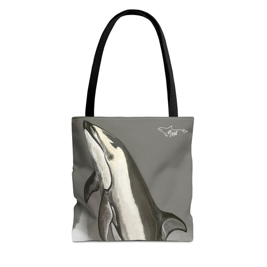 Pacific White Sided Dolphin Tote Bag (AOP)