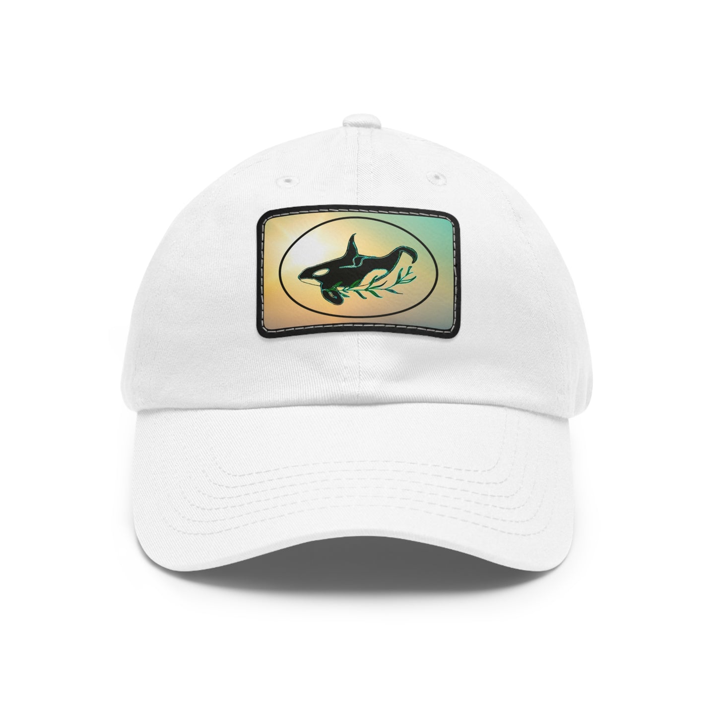 Orca Hat with Leather Patch (Rectangle)