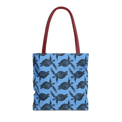 Sea Turtle Tote Bag Blue (AOP)