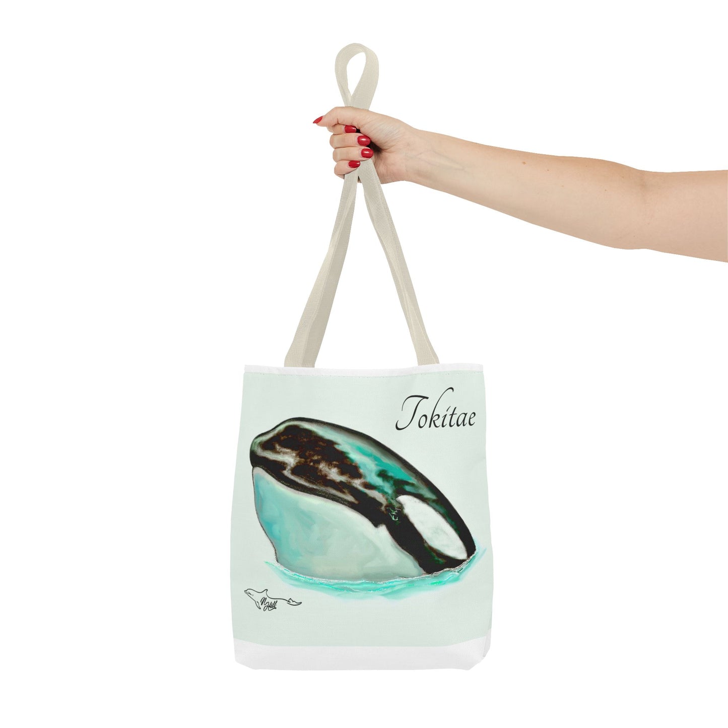 Lolita/Tokitae Orca Tote Bag (AOP)