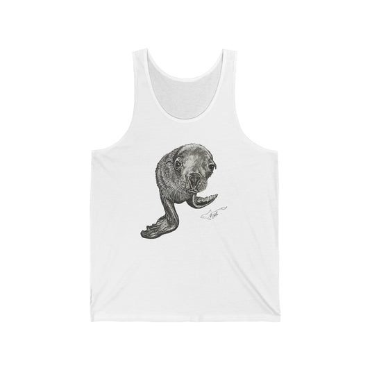 Sea Lion Pup Unisex Jersey Tank