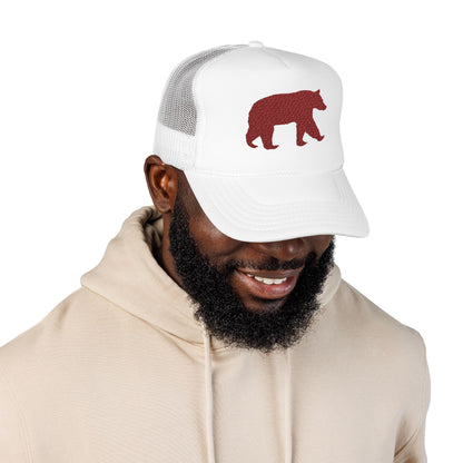 Grizzly Bear Foam Trucker Hat (Embroidery)