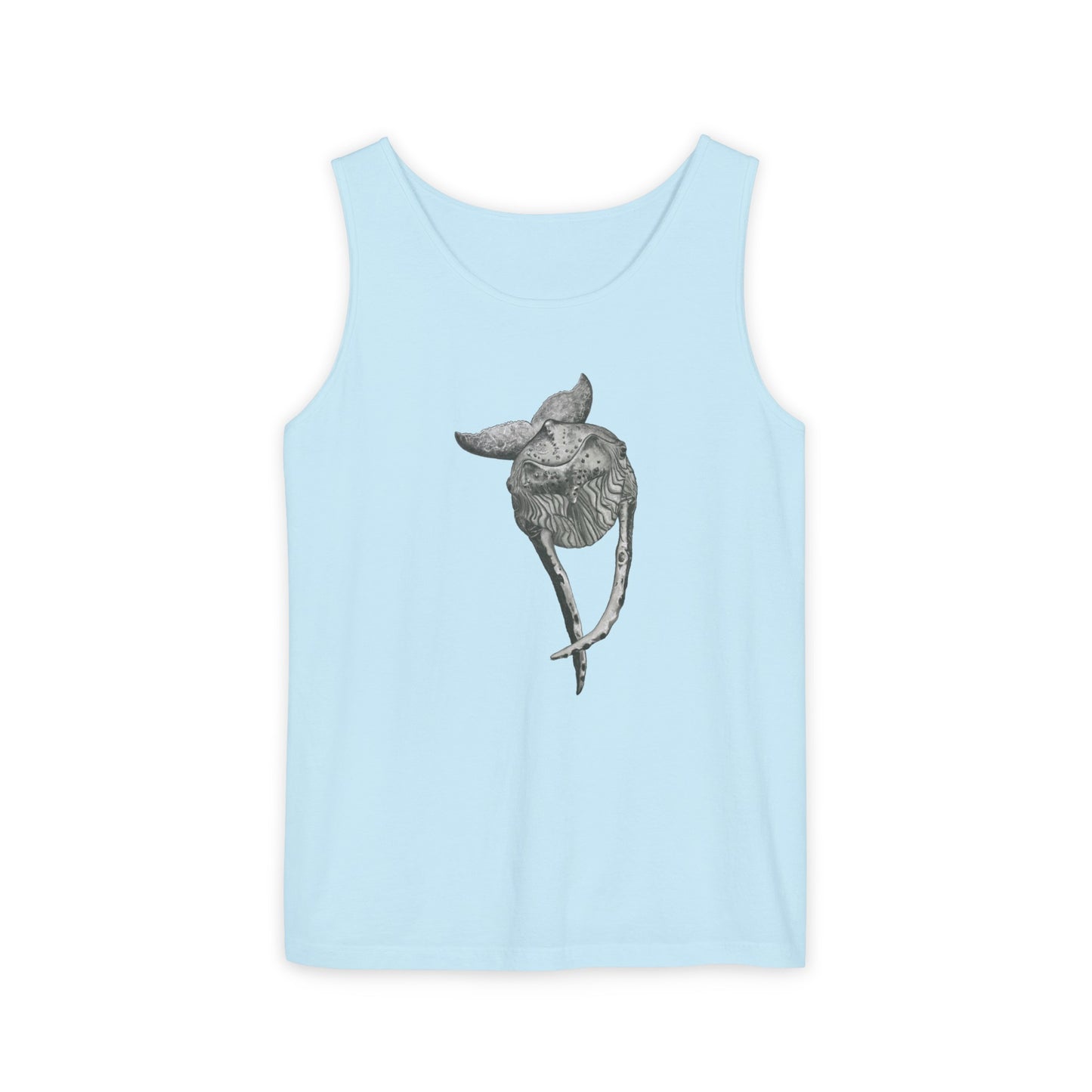 Humpback Whale Unisex Garment-Dyed Tank Top