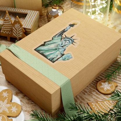 Statue of Liberty Kiss-Cut Stickers