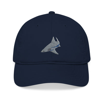 Shark Organic Baseball Cap (Embroidery)