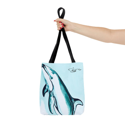 Pacific White Sided Dolphin Tote Bag (AOP)