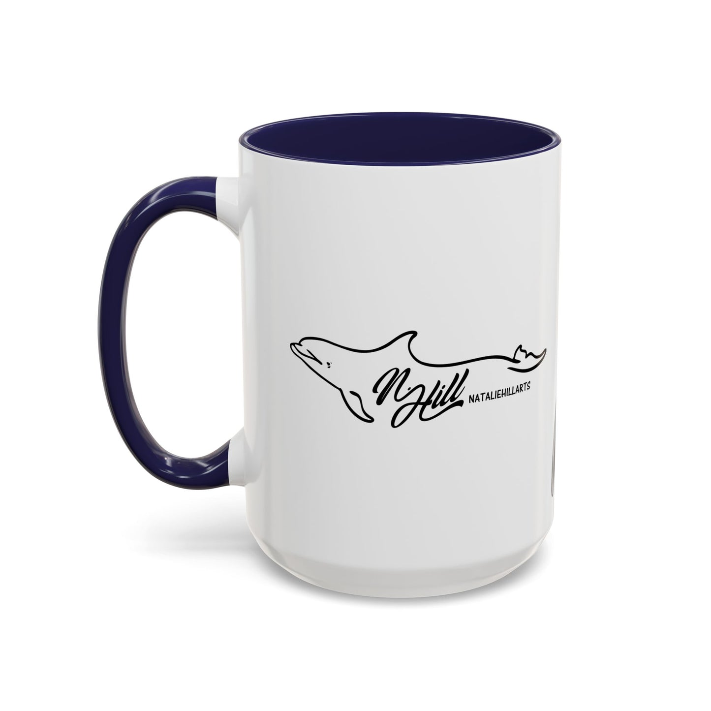 Queen Katina Orca Whale Accent Coffee Mug (11, 15oz)
