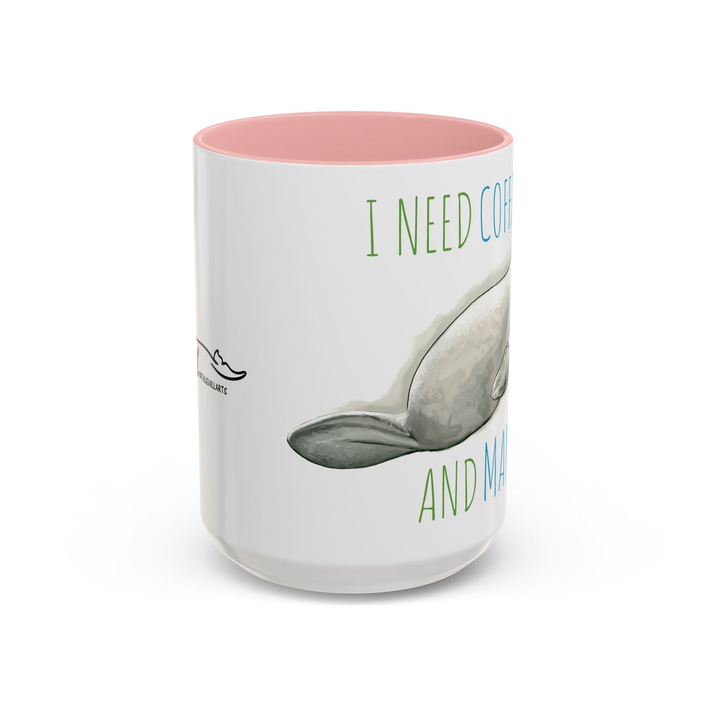 Manatee Accent Coffee Mug 15oz