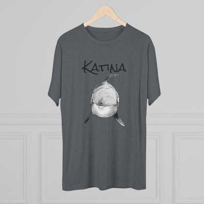 Katina Orca Whale Unisex Tri-Blend Graphic Crew Tee