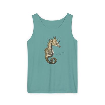 Sea Horse Unisex Garment-Dyed Tank Top