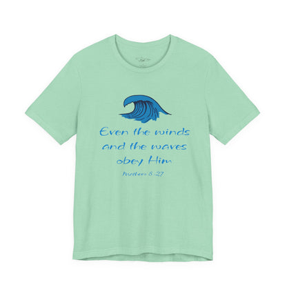 Mathew 8:27 Jersey Short Sleeve Tee