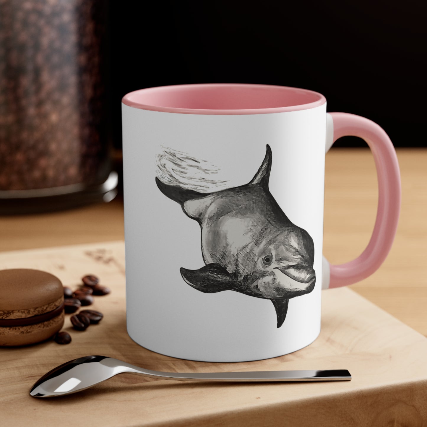 Dolphin Dive Coffee Mug, 11oz