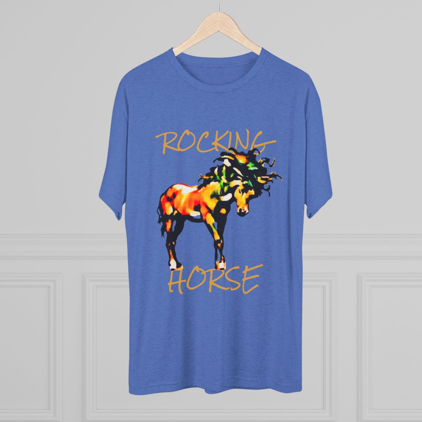 Rocking Horse Unisex Tri-Blend Crew Tee