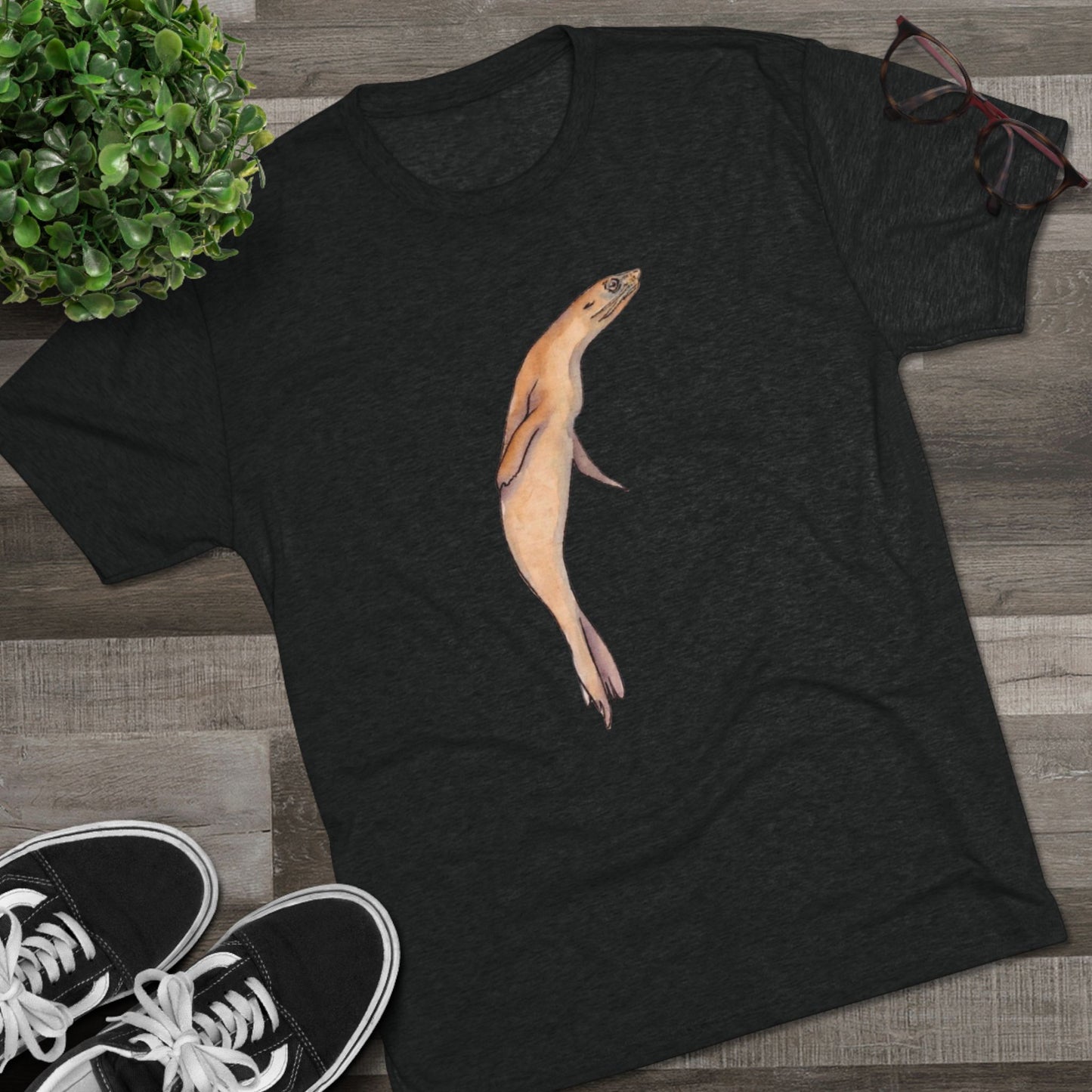Sea Lion Unisex Tri-Blend Crew Tee