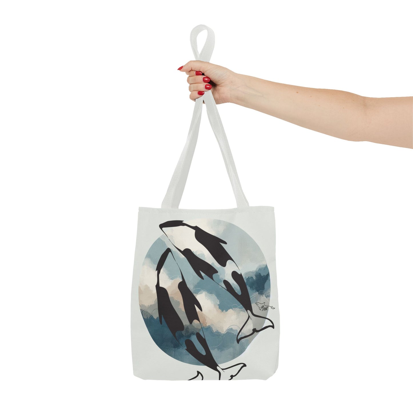 Orcas World Tote Bag (AOP)