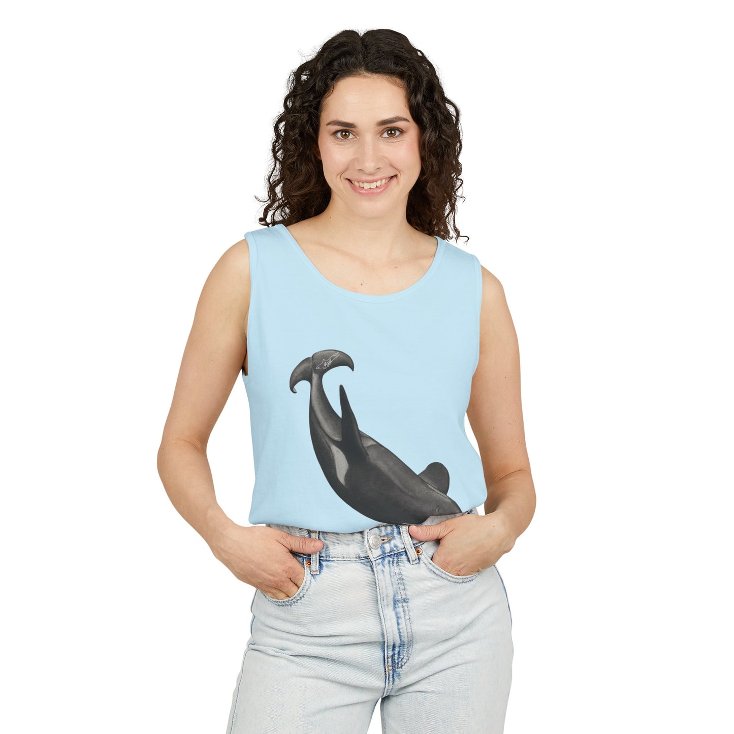 Orca Unisex Garment-Dyed Tank Top