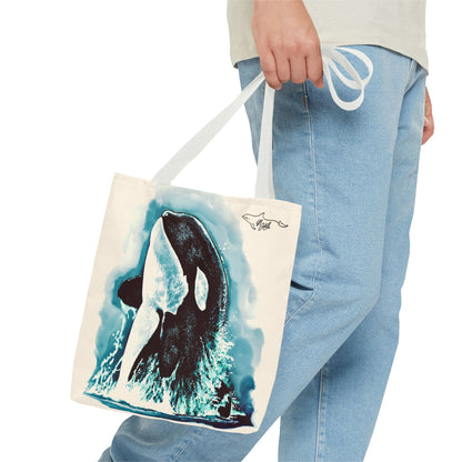 Brave Little Hunter Orca Tote Bag (AOP)