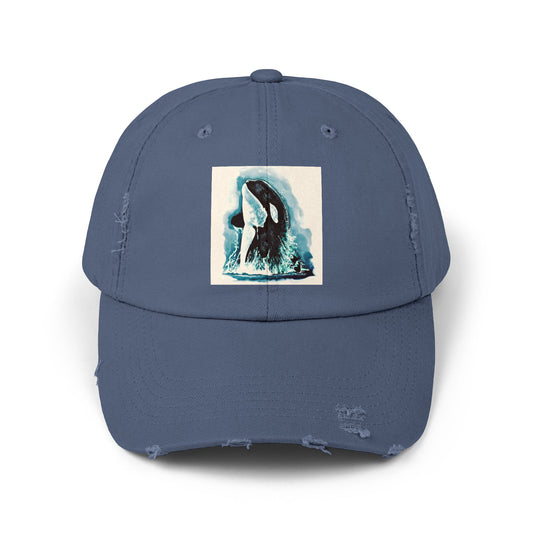 Orca Unisex Distressed Cap