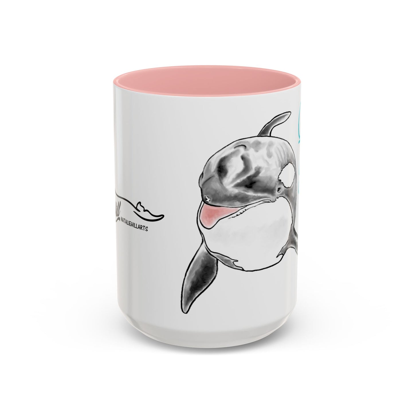 Queen Katina Orca Whale Accent Coffee Mug (11, 15oz)