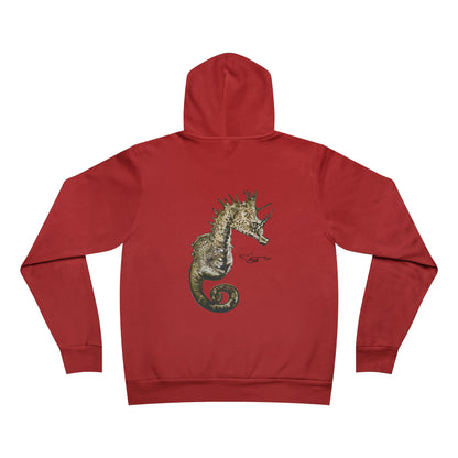 Sea Horse Unisex Sponge Fleece Pullover Hoodie