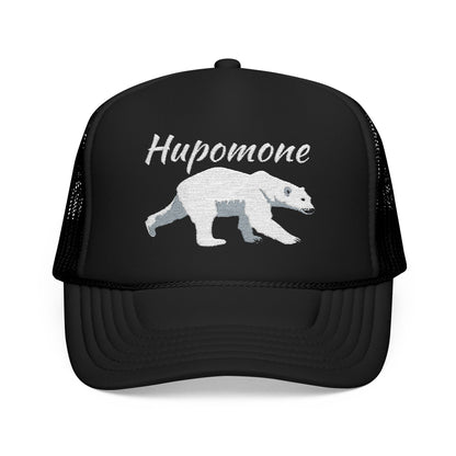 Hupomone Polar Bear Foam Trucker Hat (Embroidery)