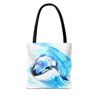 Curious Orca Tote Bag (AOP)