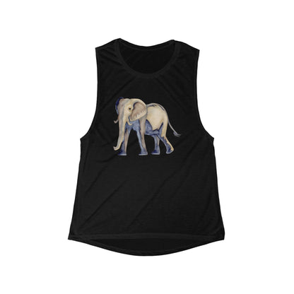 Elephant Women's Flowy Scoop Muscle Tank