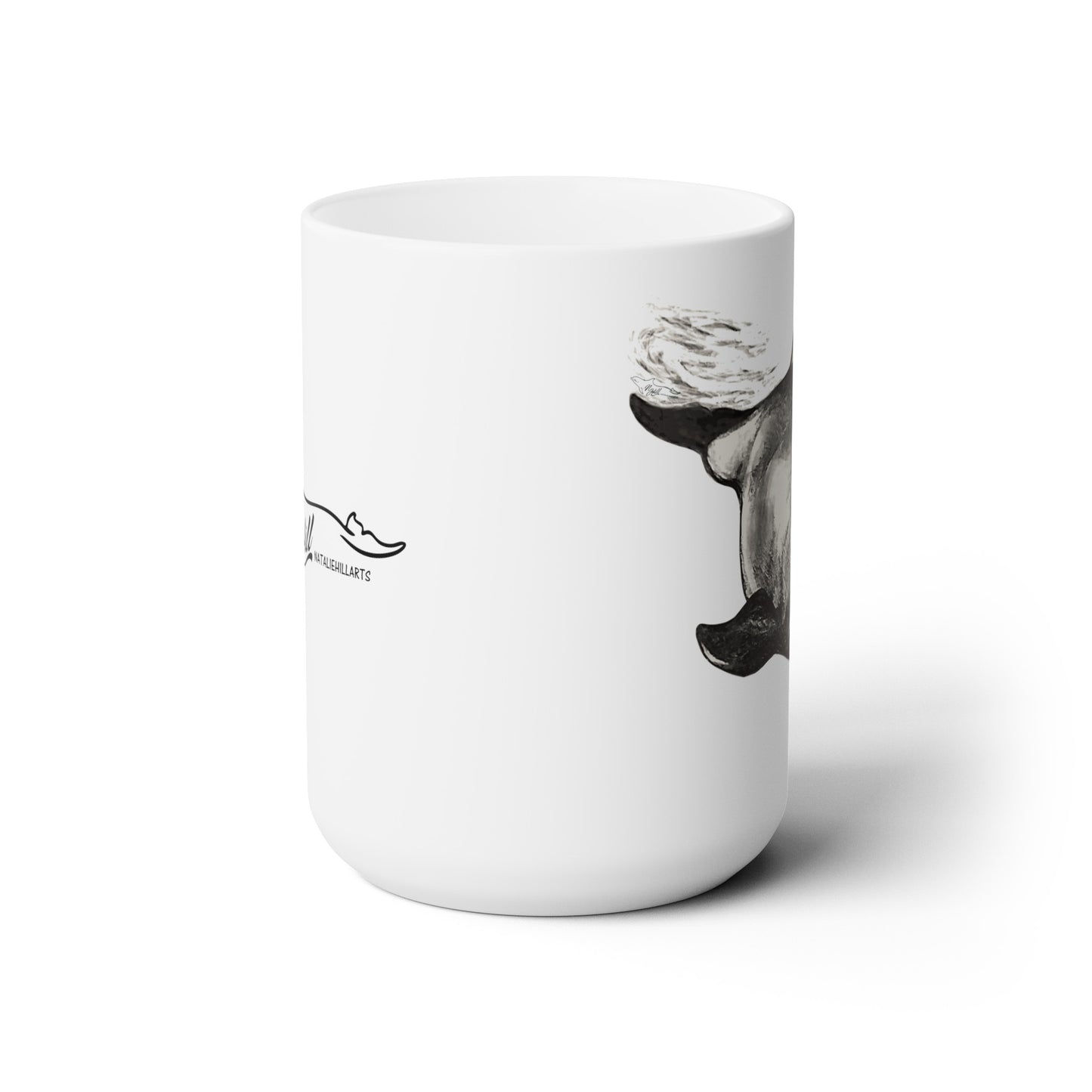 Dolphin Dive Ceramic Mug 15oz