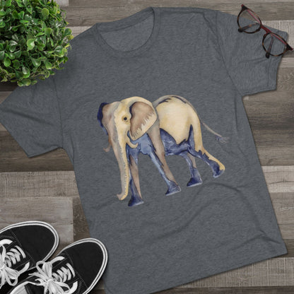 Elephant Unisex Tri-Blend Crew Tee