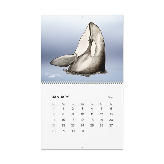 Marine Wildlife Wall Calendars (2024)